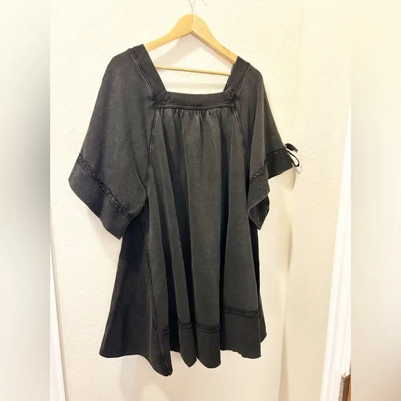 NWT Free People Astoria Sweatshirt Tunic Dress - Picture 5 of 5